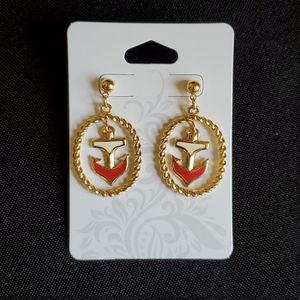 Nautical  post earrings